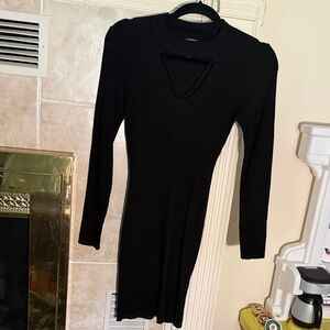 Hippie Rose Black Long Sleeve Dress